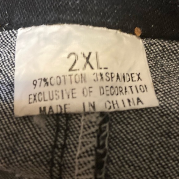 Girls Toddlers Boutique Brand Size 2XL Cuffed Embroidered Jeans - Picture 5 of 8